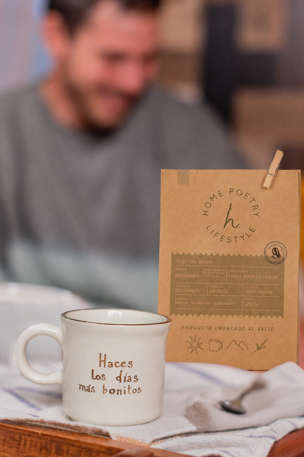 Set de Regalo Pocillo + Café: Haces los Días Más Bonitos