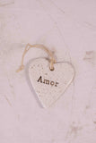 Amuelo de Cerámica en Forma de Corazón
