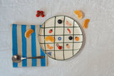 Plato en Cerámica Huerta Adentro 20cm