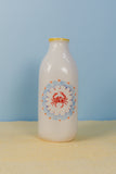Botella Decorativa en Cerámica Cangrejo 20 cm