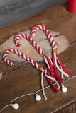 Bastones Tejidos Navideños x3 Minerva