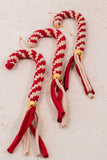 Bastones Tejidos Navideños x3 Minerva