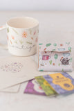 Set Florecer: Pocillo 12 oz + Porta Tisanas