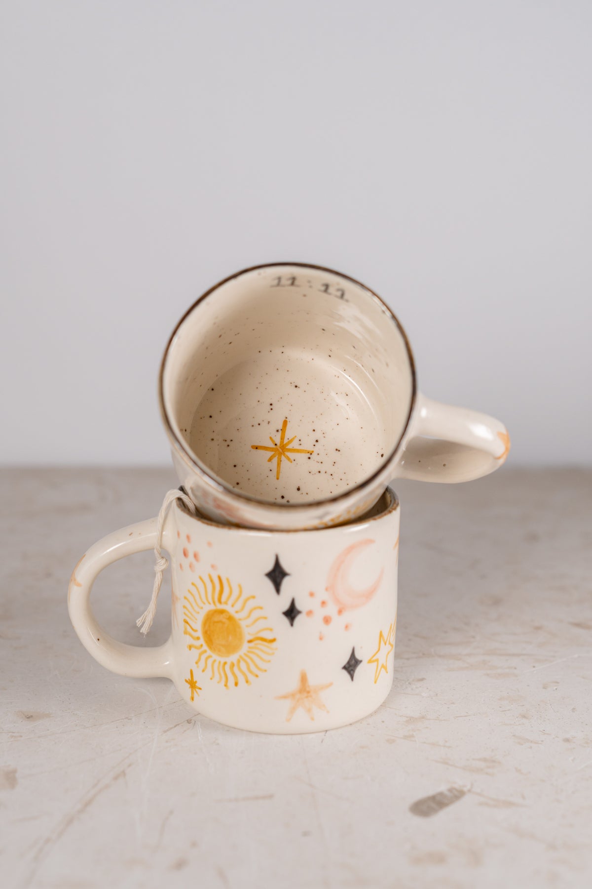 Pocillo Cilíndrico en Cerámica de 12 Oz Print 11:11