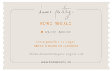 Bono Regalo Home Poetry