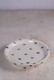 Plato Base con Pestaña Rayones 14 cm