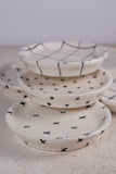 Plato Base con Pestaña Rayones 14 cm