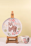 Plato Mediano Oso Anteojos 22 cm