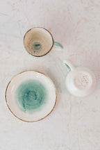 Set Espresso Alba Individual: Pocillo 03 oz + Plato Pequeño 12 cm- Bajo Pedido