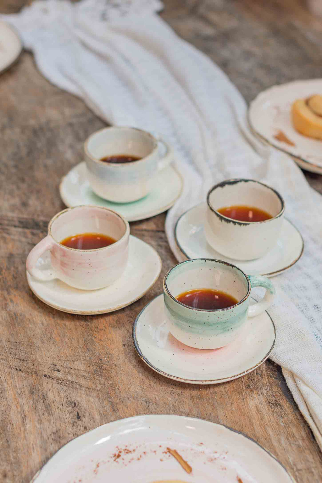 Set Café Alba, 4 Puestos 8 Piezas- Bajo Pedido