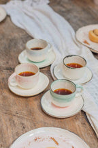 Set Café Alba, 4 Puestos 8 Piezas- Bajo Pedido