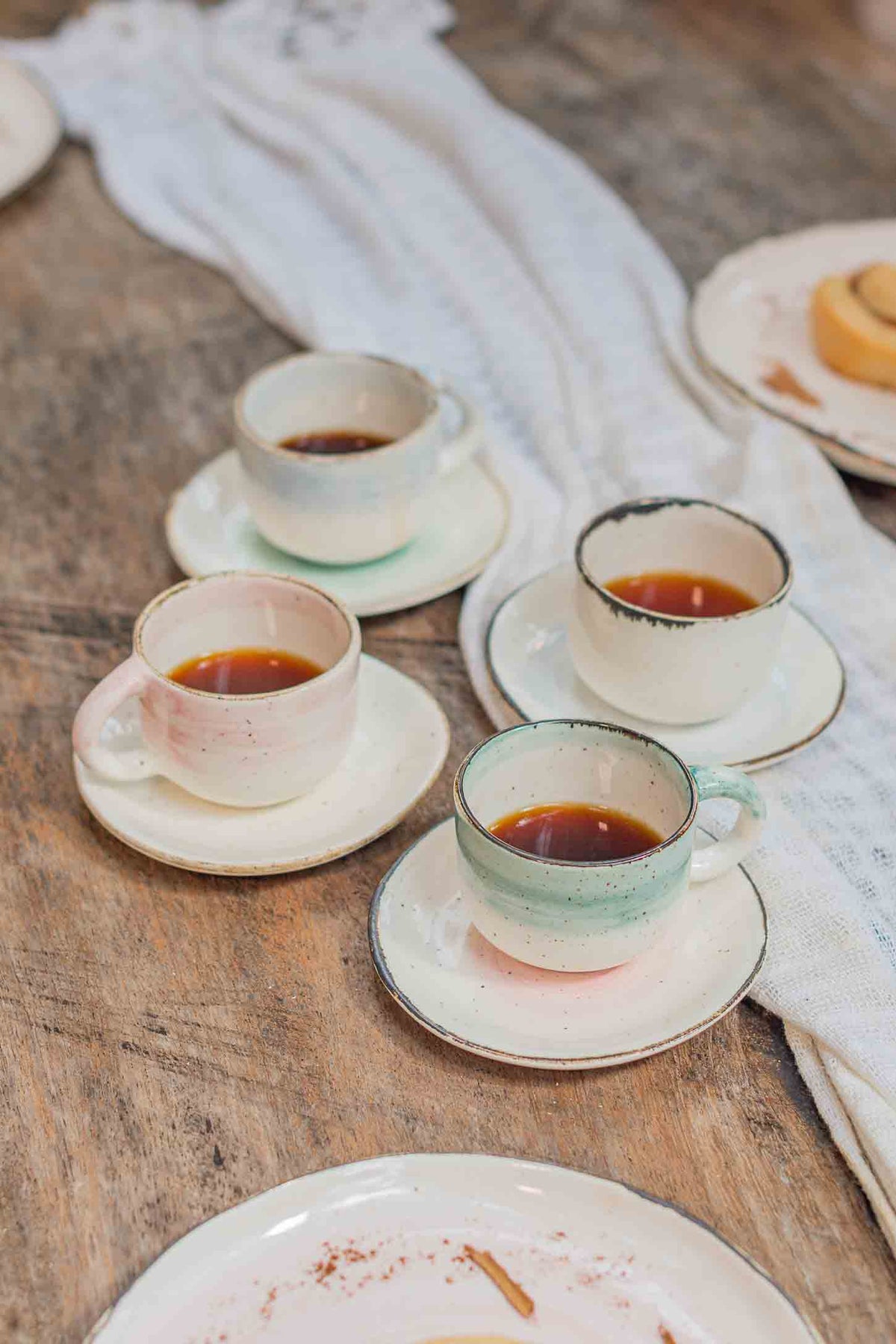 Set Café Alba, 4 Puestos 8 Piezas- Bajo Pedido
