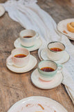 Set Espresso Alba, 4 Puestos 8 Piezas