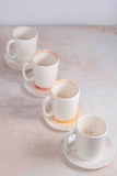 Set Mugs Esencia Vital x 4 puestos 8 piezas